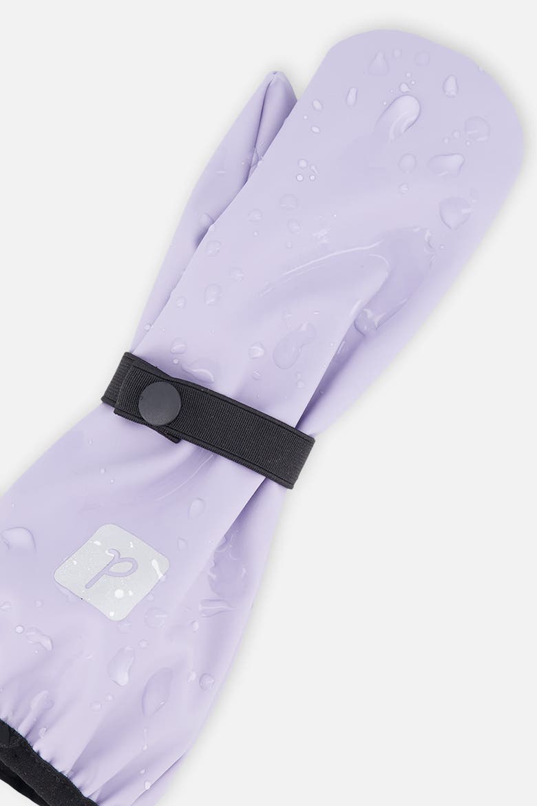 Rain Extended Cuff Adjustable Toggle Mittens, Alternate, color, Mauve