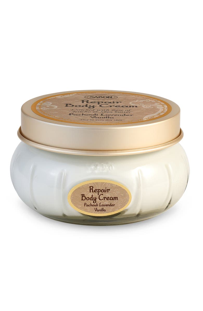 SABON Body Cream Repair Jar - 200ml, Main, color, Patchouli Lavender Vanilla