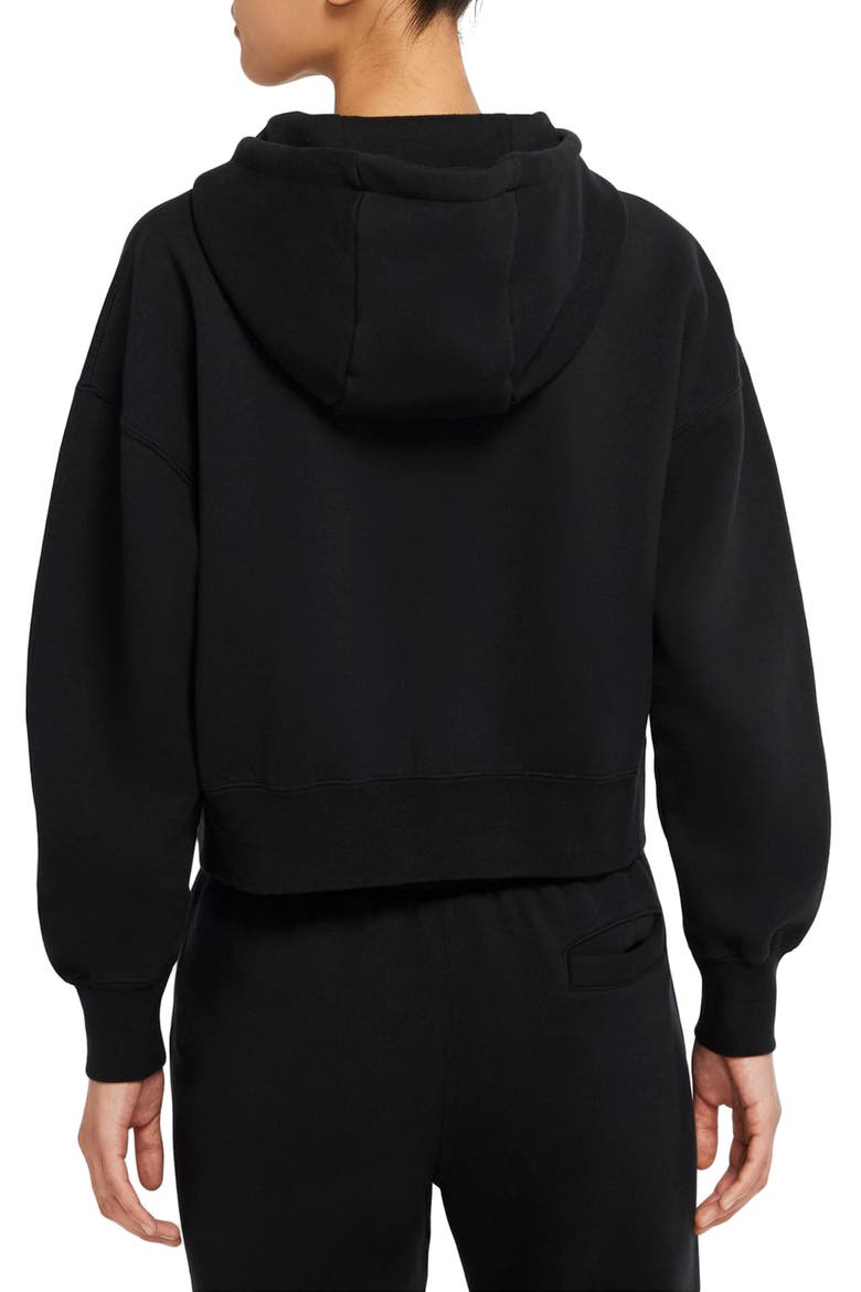 Nike Jordan Flight Fleece Hoodie, Alternate, color, BLACK