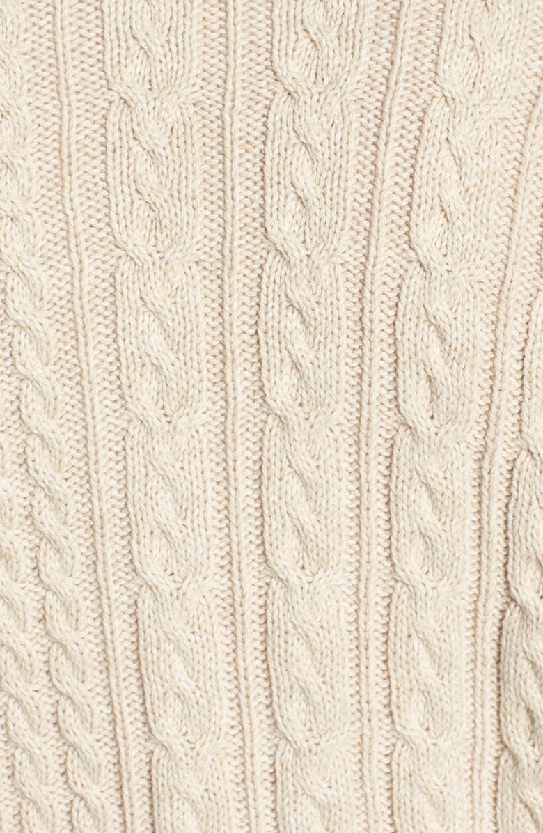 BP. Colorblock Cable Knit Button Cardigan, Alternate, color,