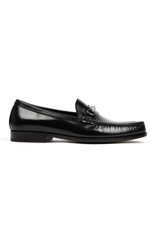 Anthony Veer Torino Bit Loafer In Obsidian Black