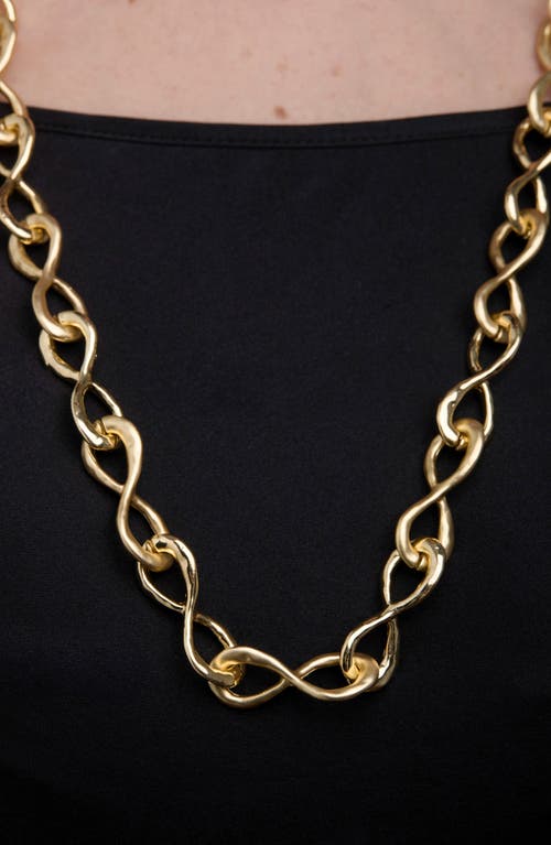 Saachi Eternal Loop Chain Necklace In Gold