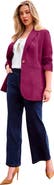 Roaman's Plus Size Relaxed Boyfriend Blazer