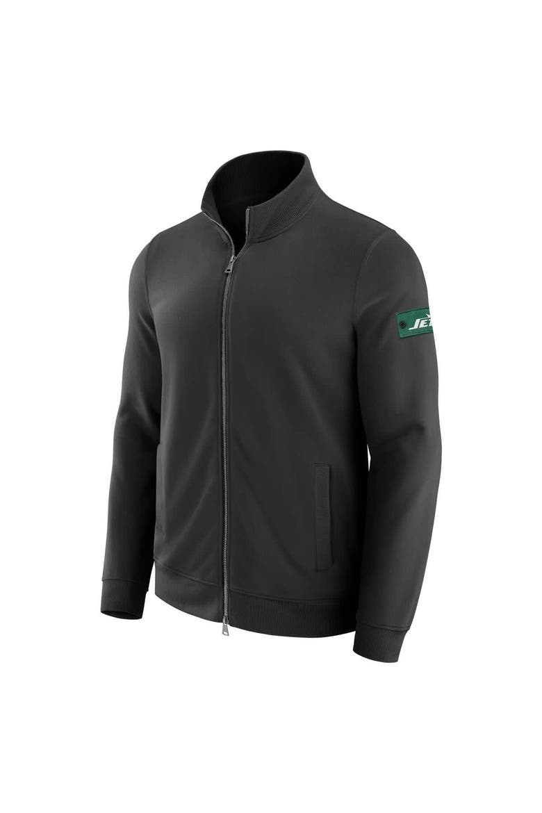 Men's J. Palmer Black New York Jets QB1 Full-Zip Sweatshirt, Alternate, color, Black