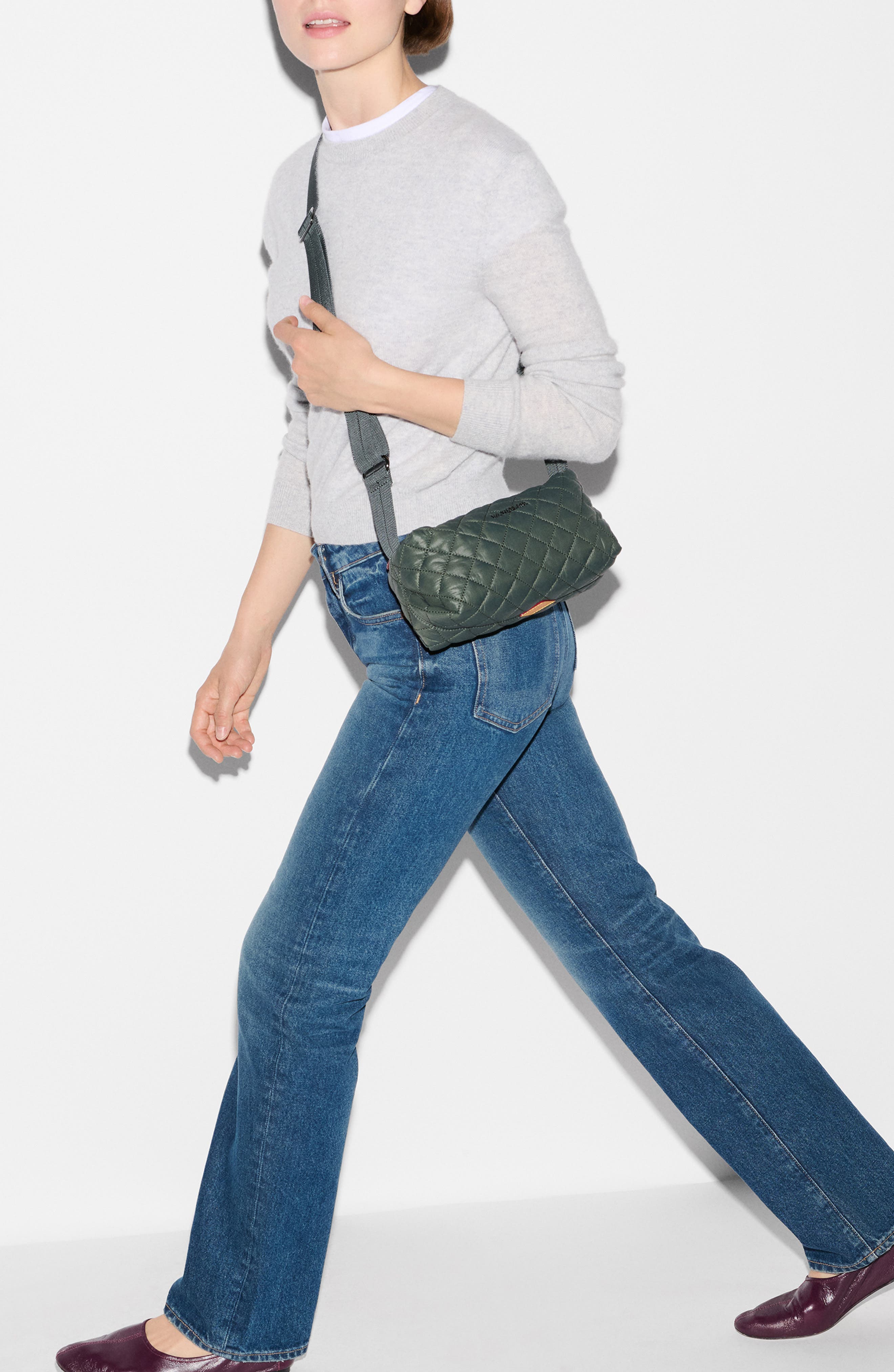 Metro East West Crossbody, Alternate, color, JUNIPER