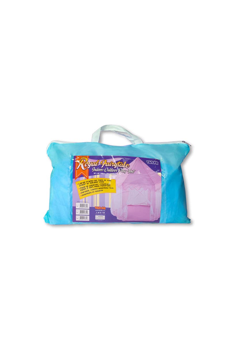 Blue Hexagon Fantasy Castle Play Tent | 53 x 47 x 55 Inches, Alternate, color, Blue