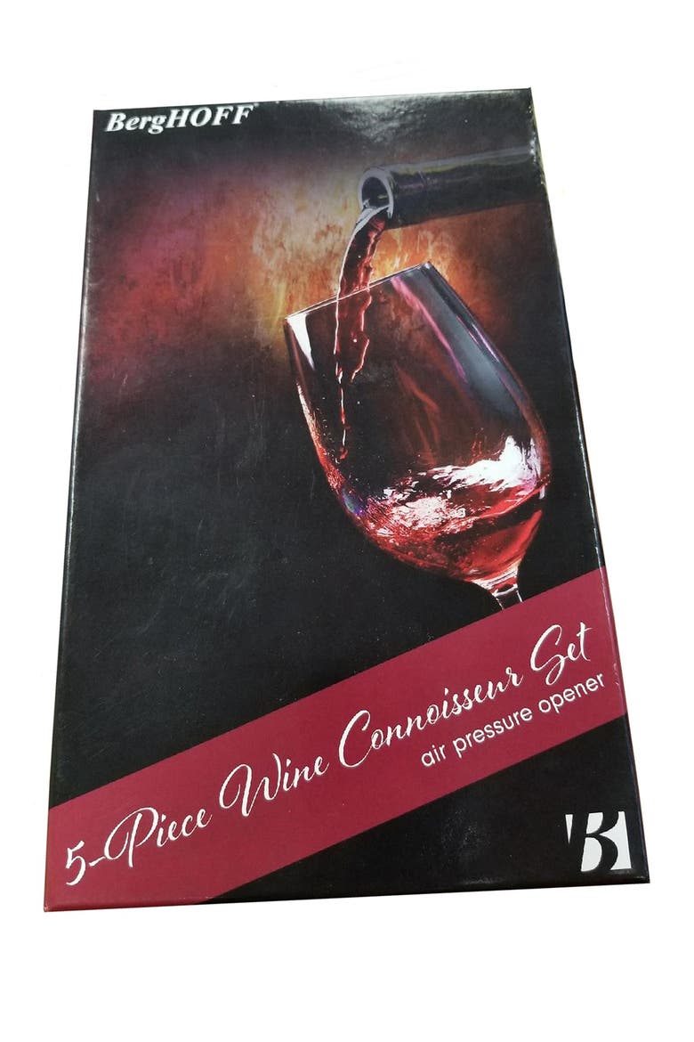 Black Wine Connoisseur 5-Piece Set, Alternate, color, BLACK