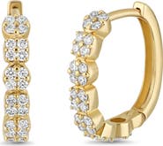 Bony Levy Maya 18K Yellow Gold Diamond Hoop Earrings
