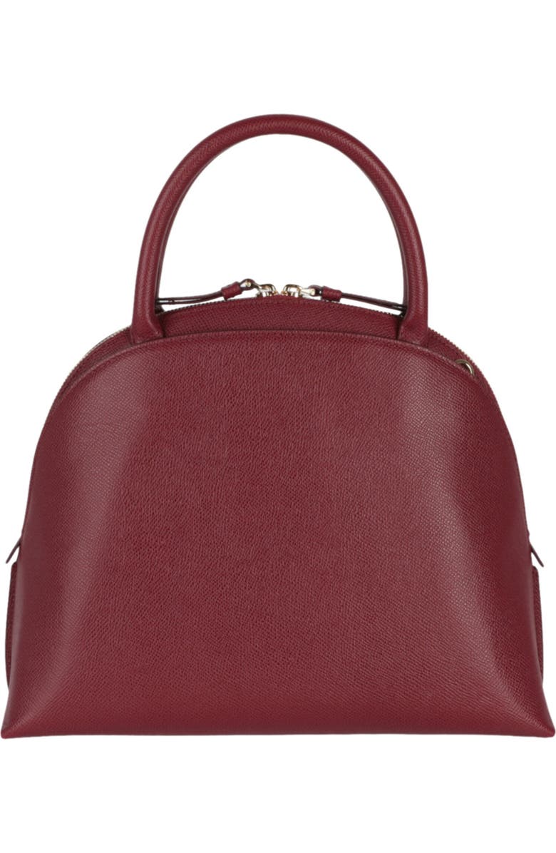 FERRAGAMO Gancini Medium Top Handle Bag, Alternate, color, Burgundy