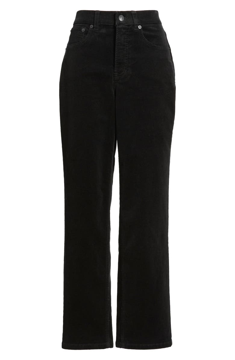 SPANX<sup>®</sup> '90s Straight Leg Corduroy Pants, Alternate, color, Classic Black
