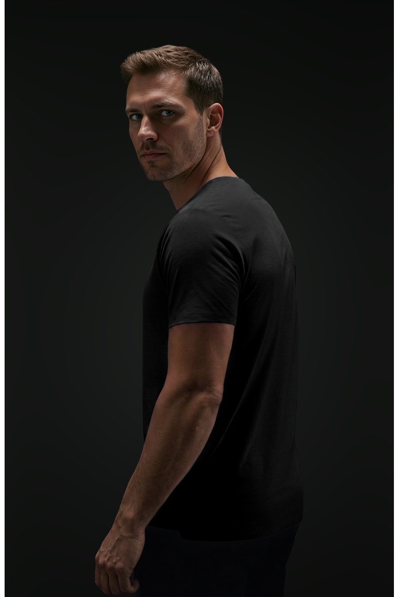 Titan T Shirt - Crew Neck, Alternate, color, Obsidian (Black)