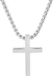 HMY JEWELRY Stainless Steel Cross Pendant Necklace