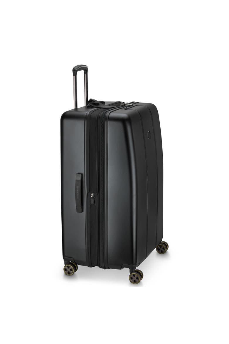 Cadence Hardside Expandable 28" Large Checked Spinner Luggage, Alternate, color, Deep Black