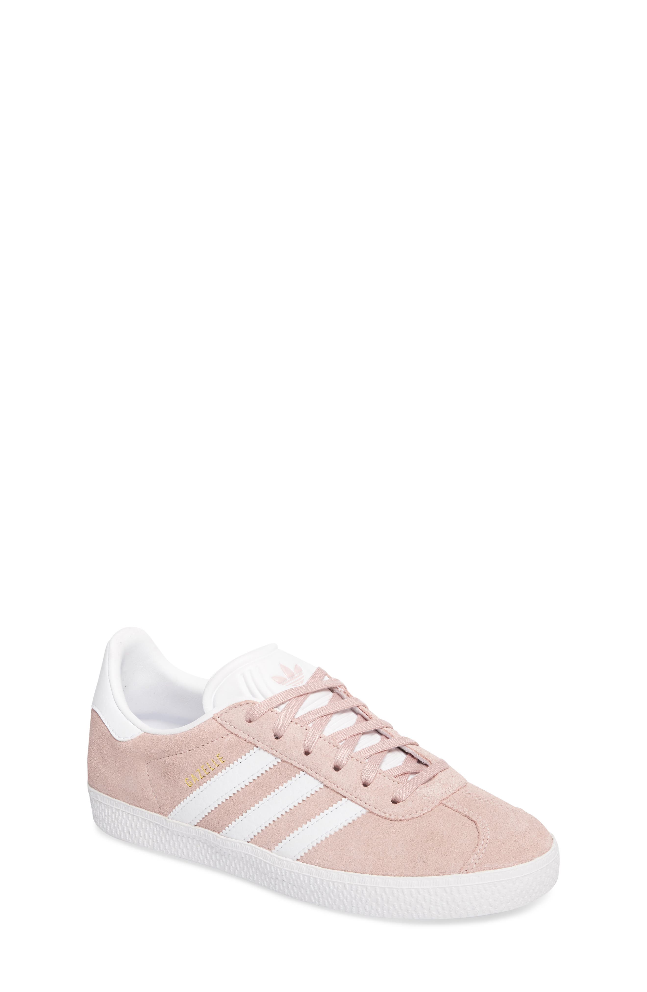 Gazelle Sneaker, Main, color, ICY PINK/ WHITE/ GOLD