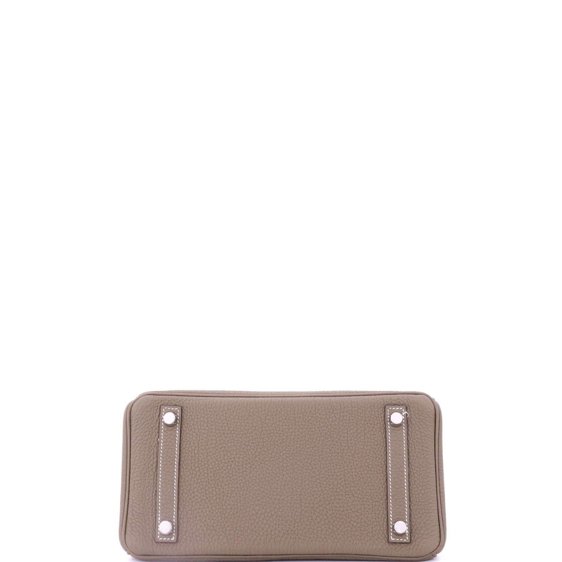 Pre-Owned Hermes Birkin Handbag Grey Togo with Palladium Hardware 25, Alternate, color, Etoupe