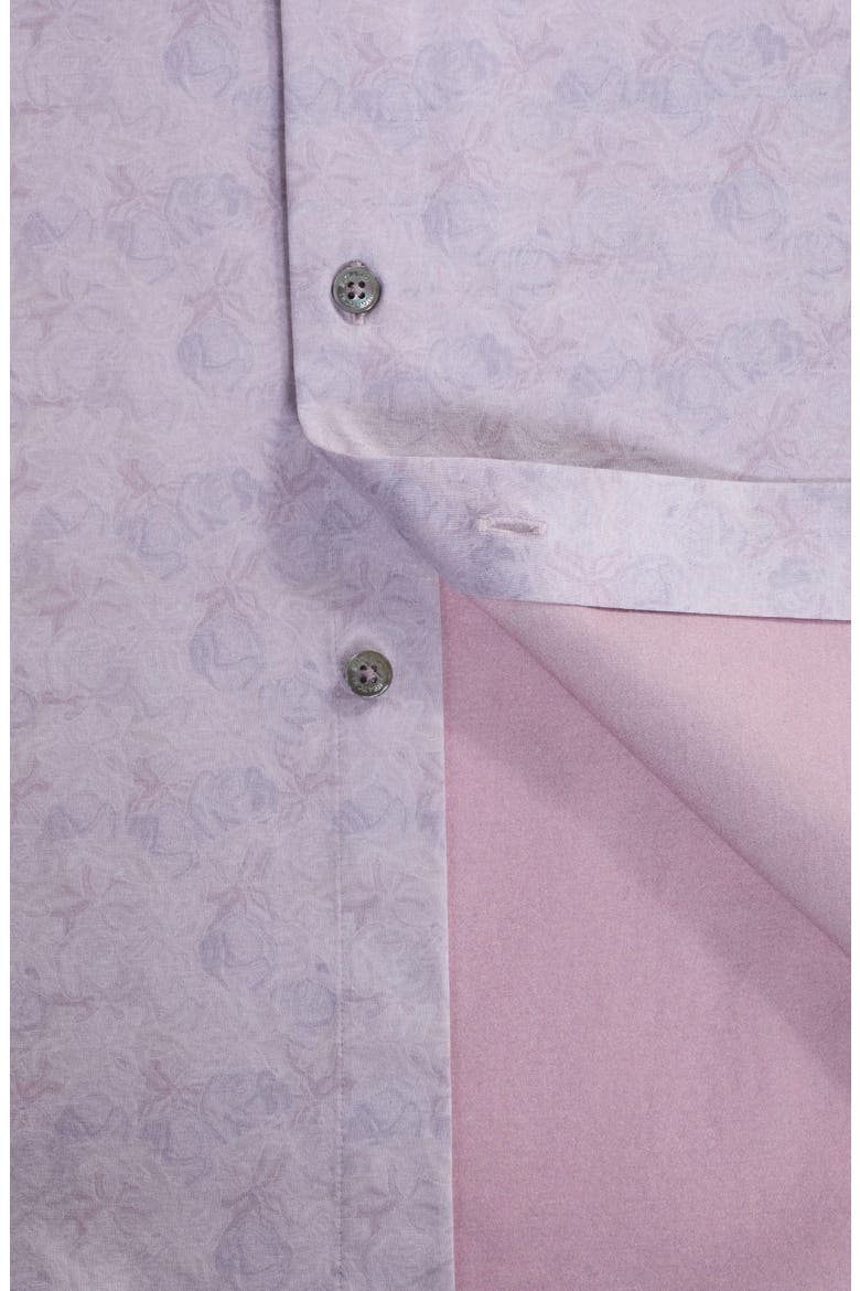 Jimmy OoohCotton® Floral Button-Up Shirt, Alternate, color, WOOD ROSE