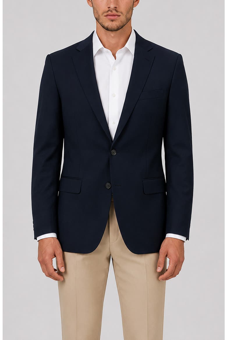 Giorgio Wool Blazer, Main, color, NAVY