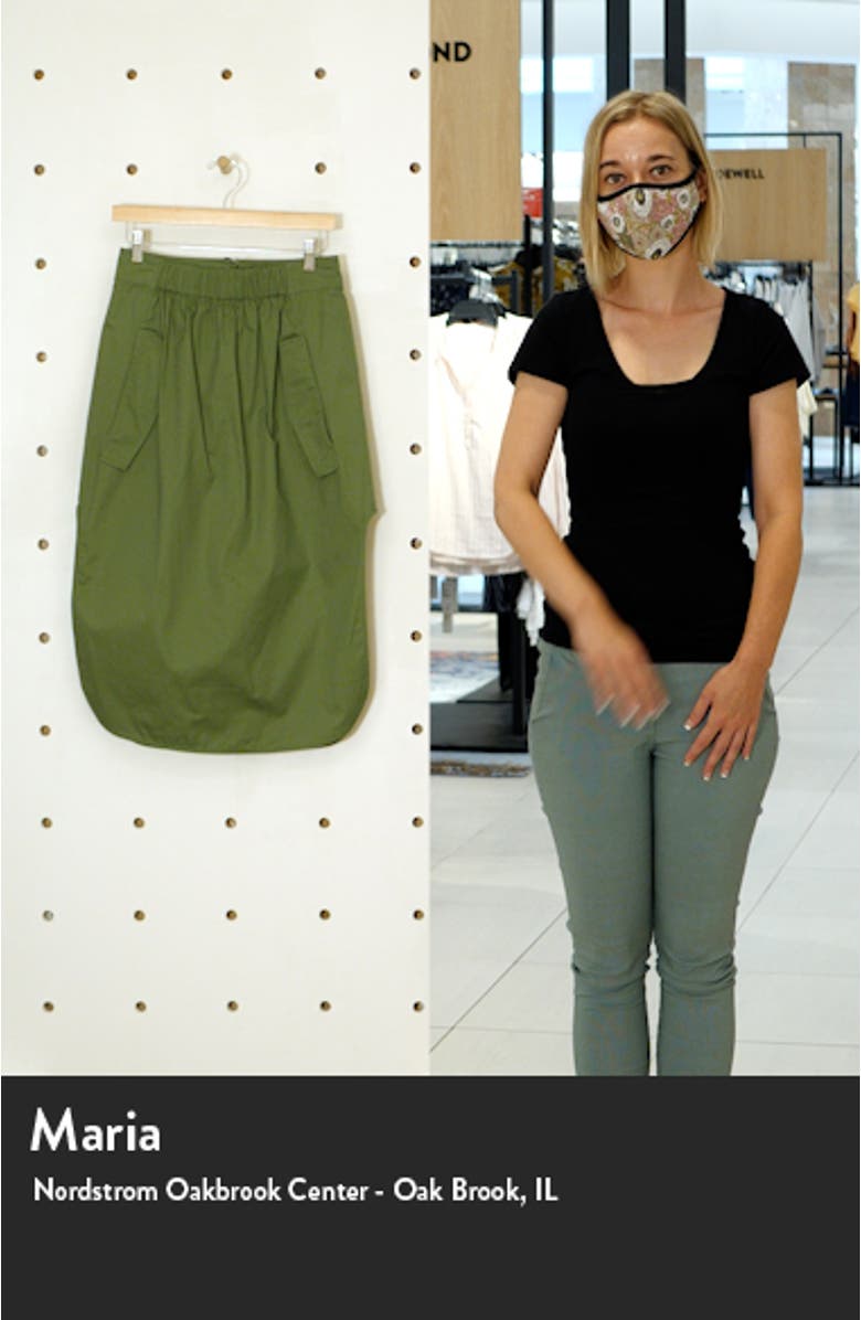 Featherweight Cotton Twill Skirt, sales video thumbnail