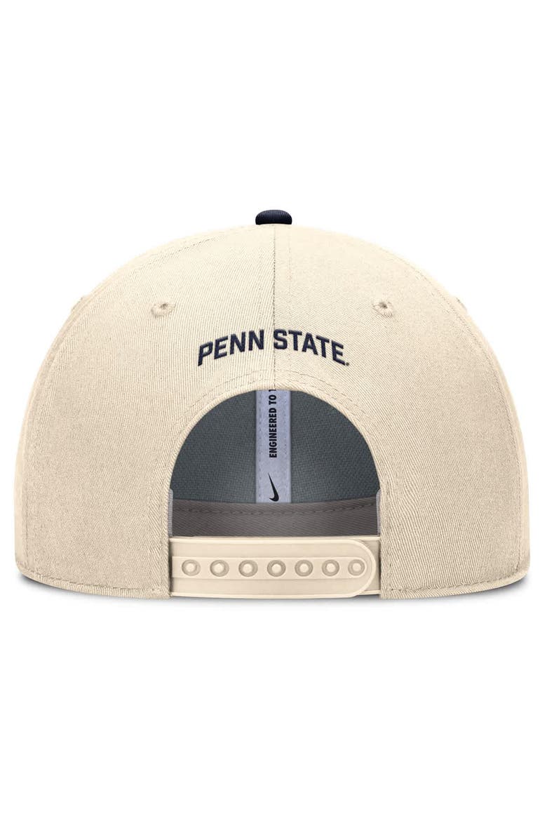 Men's Nike Natural Penn State Nittany Lions Rise Primetime Performance Trucker Adjustable Hat, Alternate, color, Natural