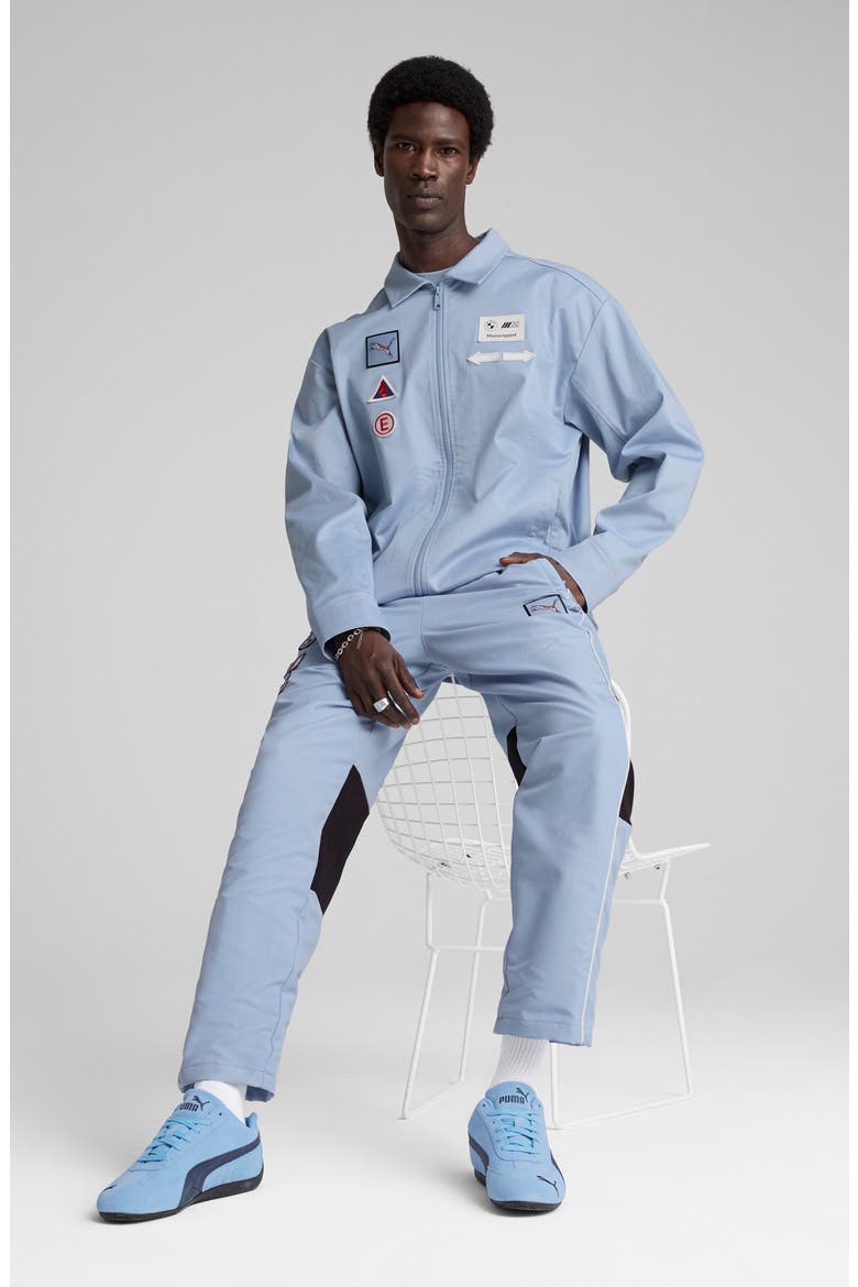 BMW M4 Motorsport Zip-Up Coach's Jacket , Alternate, color, BLUE WASH