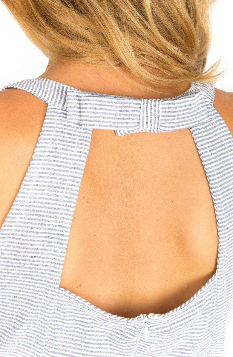 Nom Maternity Molly Stripe Maternity Sundress, Alternate, color, 