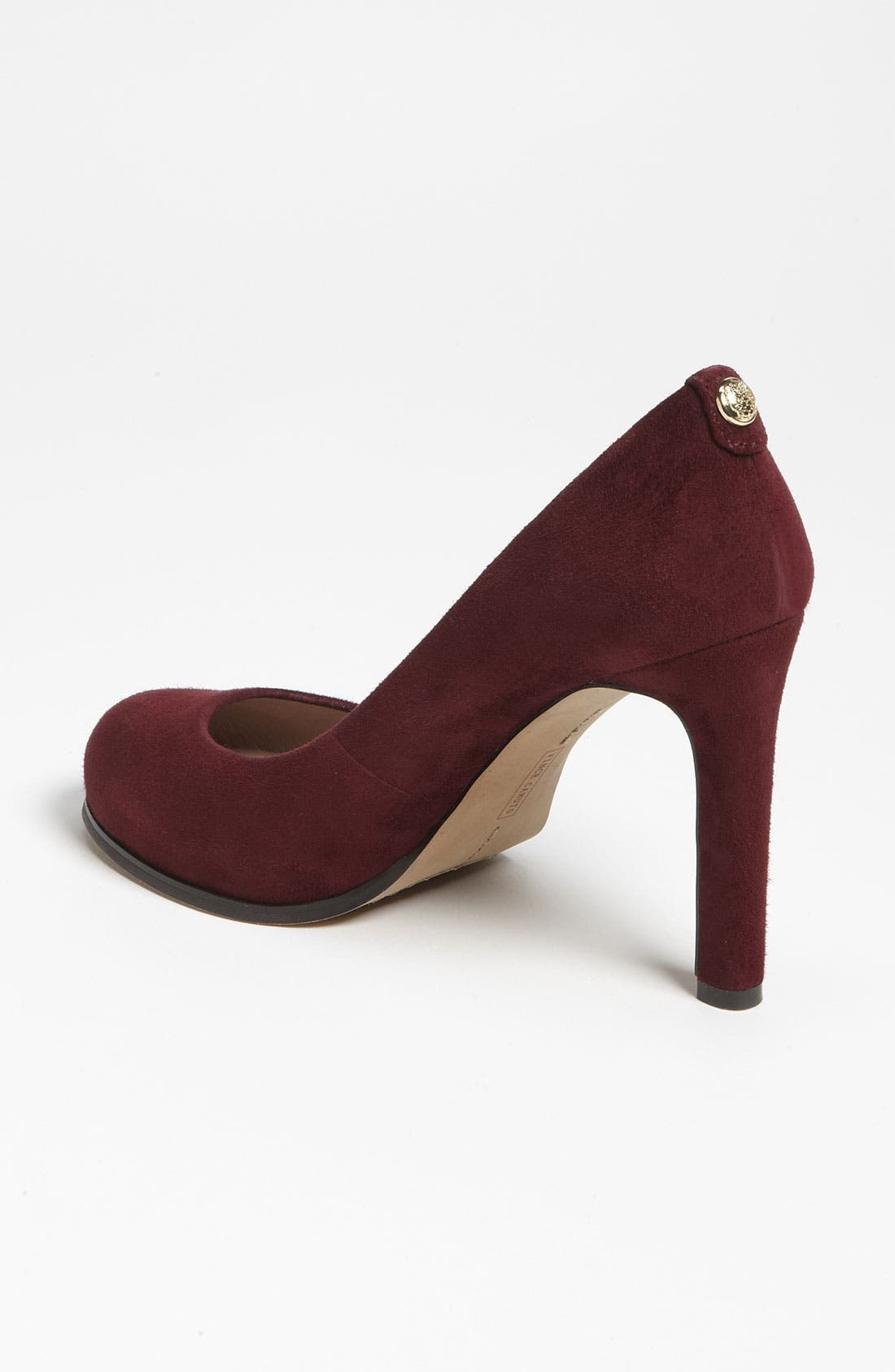 'Jensen' Pump, Alternate, color, RUBY SUEDE