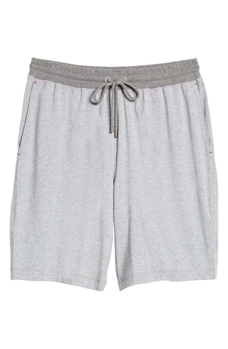 Daniel Buchler Feeder Stripe Cotton Blend Lounge Shorts, Alternate, color,