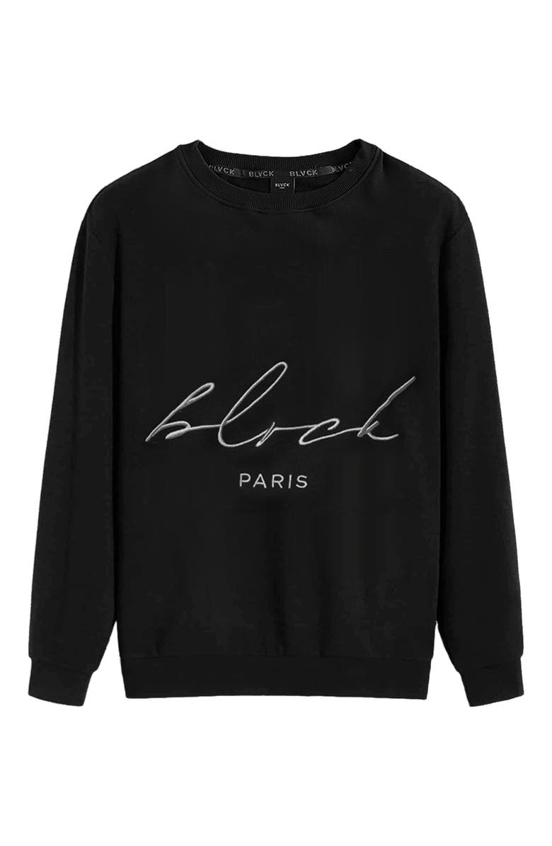 Blvck Signature Sweater, Alternate, color, Black