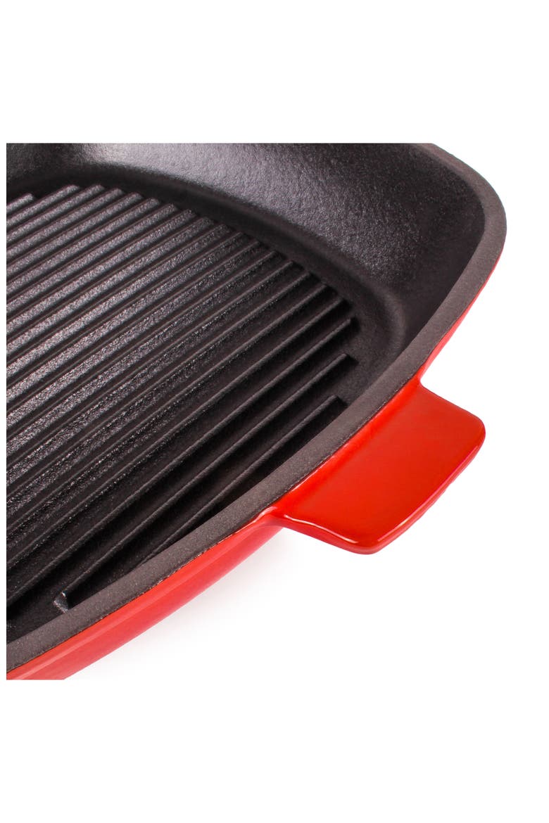Neo 3-Piece 3-Quart Cast Iron Set, Alternate, color, RED
