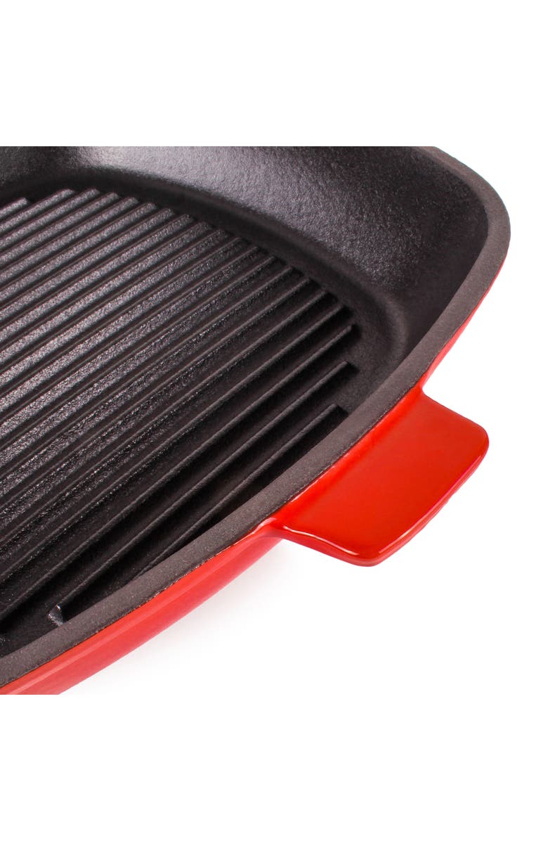 BergHOFF Neo 3-Piece 3-Quart Cast Iron Set, Alternate, color, Red