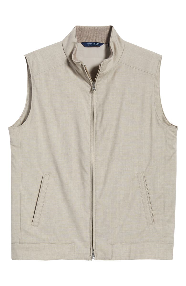 Peter Millar Crown Crafted Excursionist Lite Vest, Alternate, color, Dark Sand