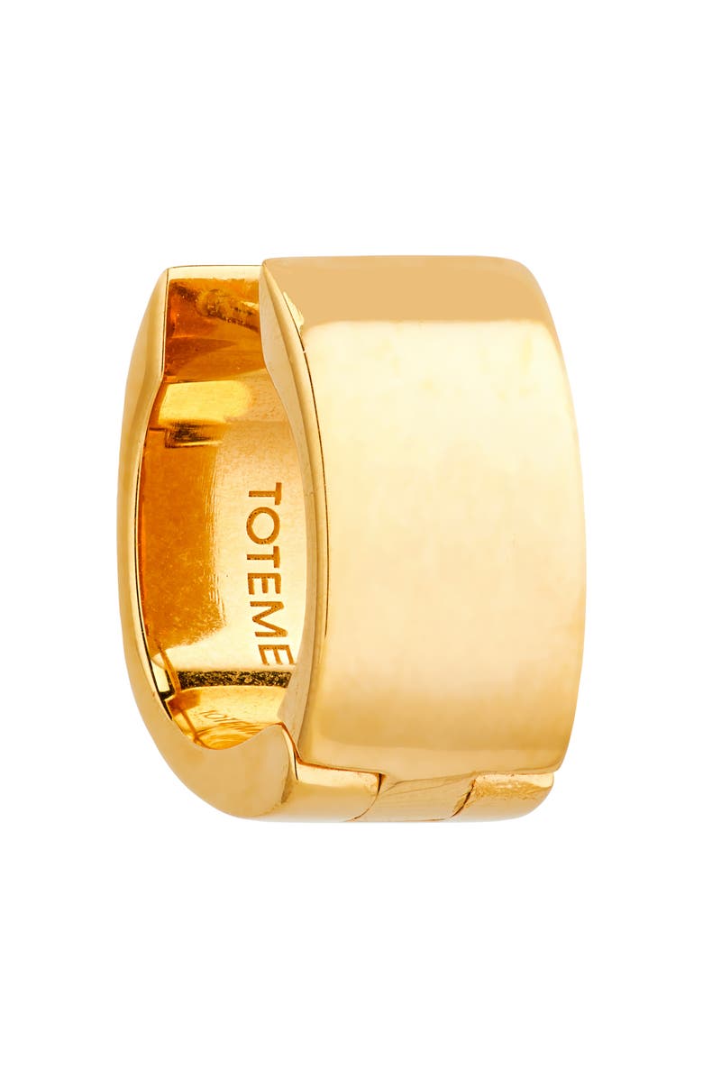 TOTEME Signature Huggie Hoop Earrings, Alternate, color,