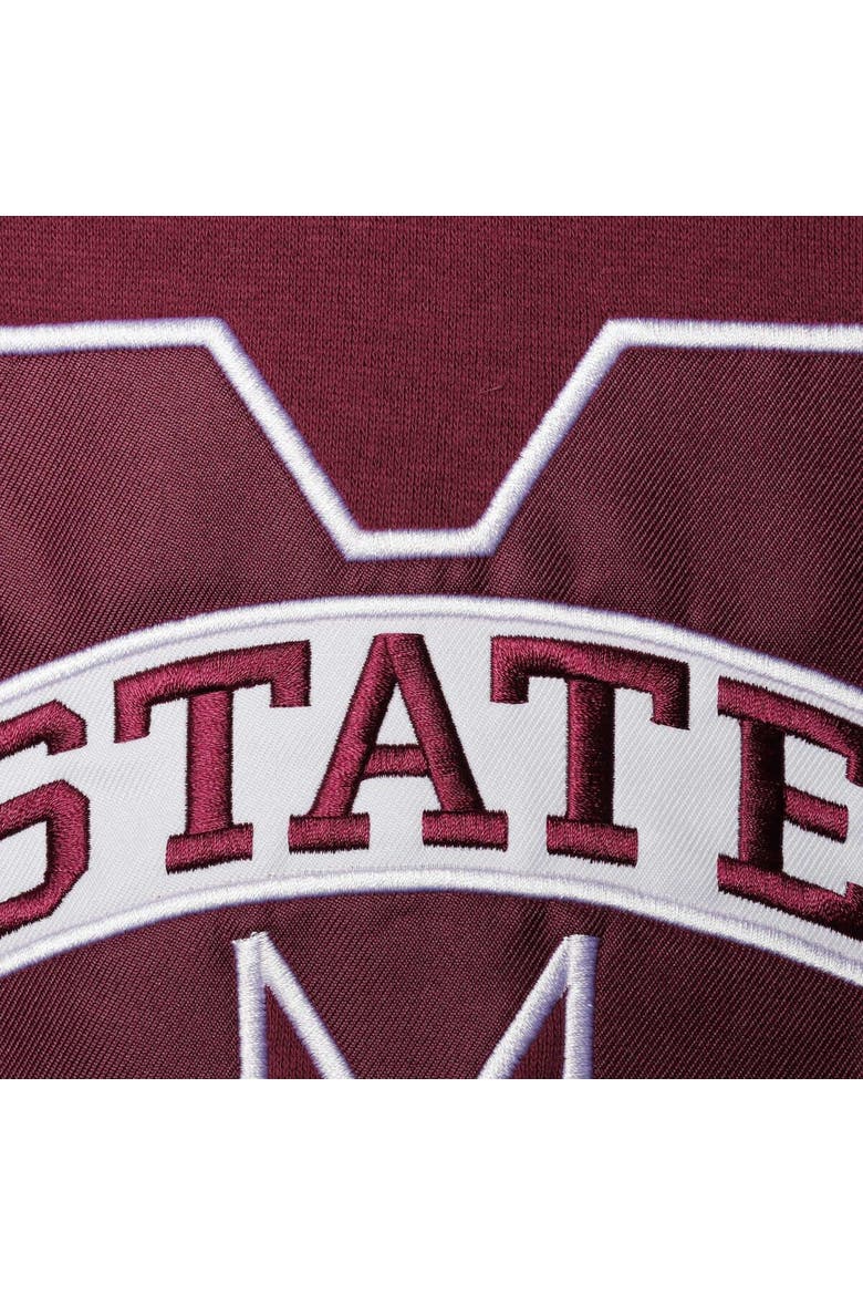 Youth Maroon Mississippi State Bulldogs Big Logo Pullover Hoodie, Alternate, color, Maroon