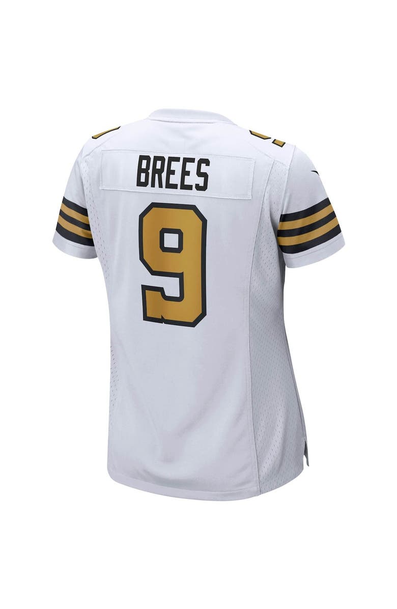 Nike Women's Nike Drew Brees White New Orleans Saints Alternate Game Jersey, Alternate, color, 