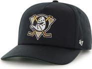 '47 Men's '47 Black Anaheim Ducks Nantasket Captain Adjustable Hat