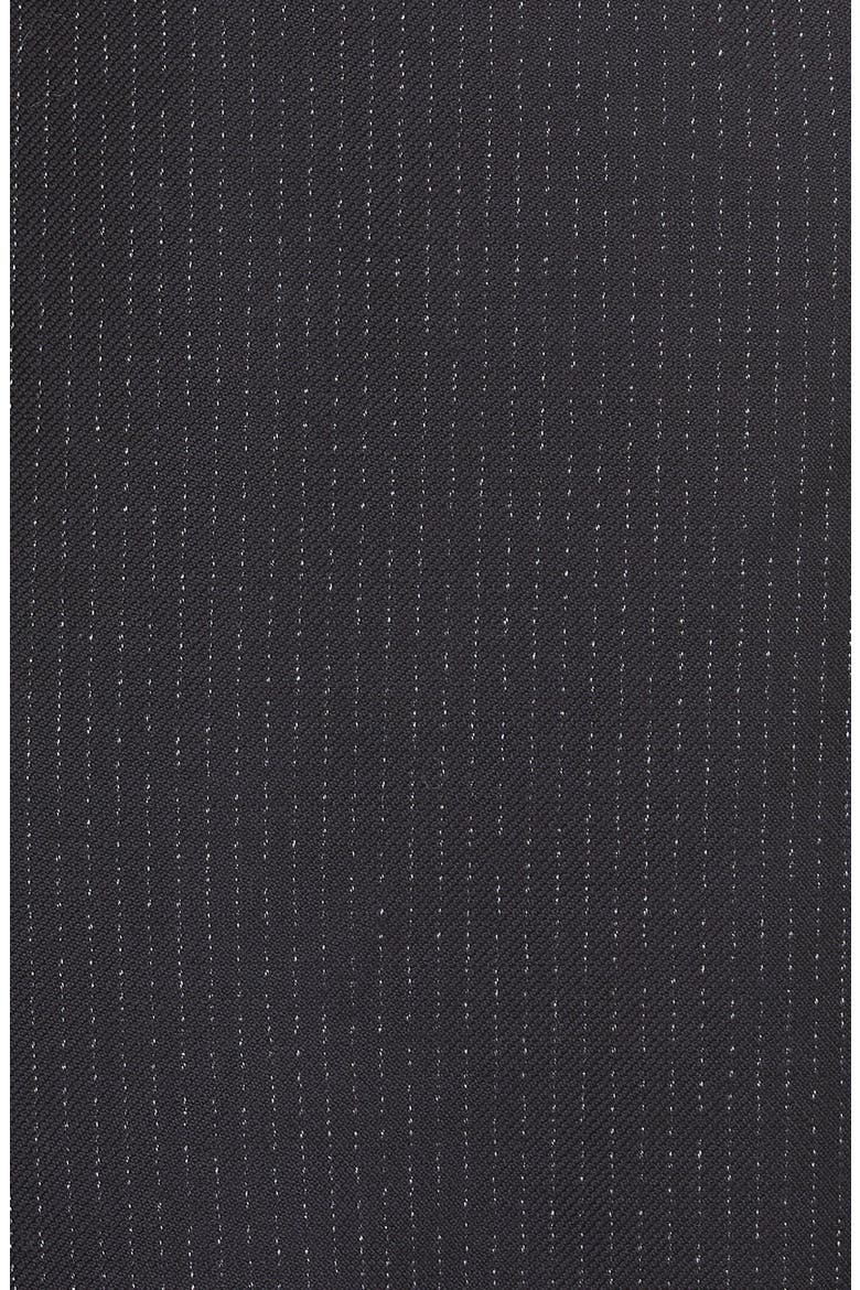 Pinstripe Double Breasted Virgin Wool Blend Blazer, Alternate, color, NAVY PINSTRIPE