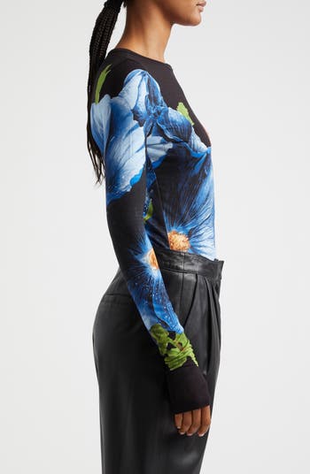 Alice + Olivia Floral Print Top | Nordstromrack
