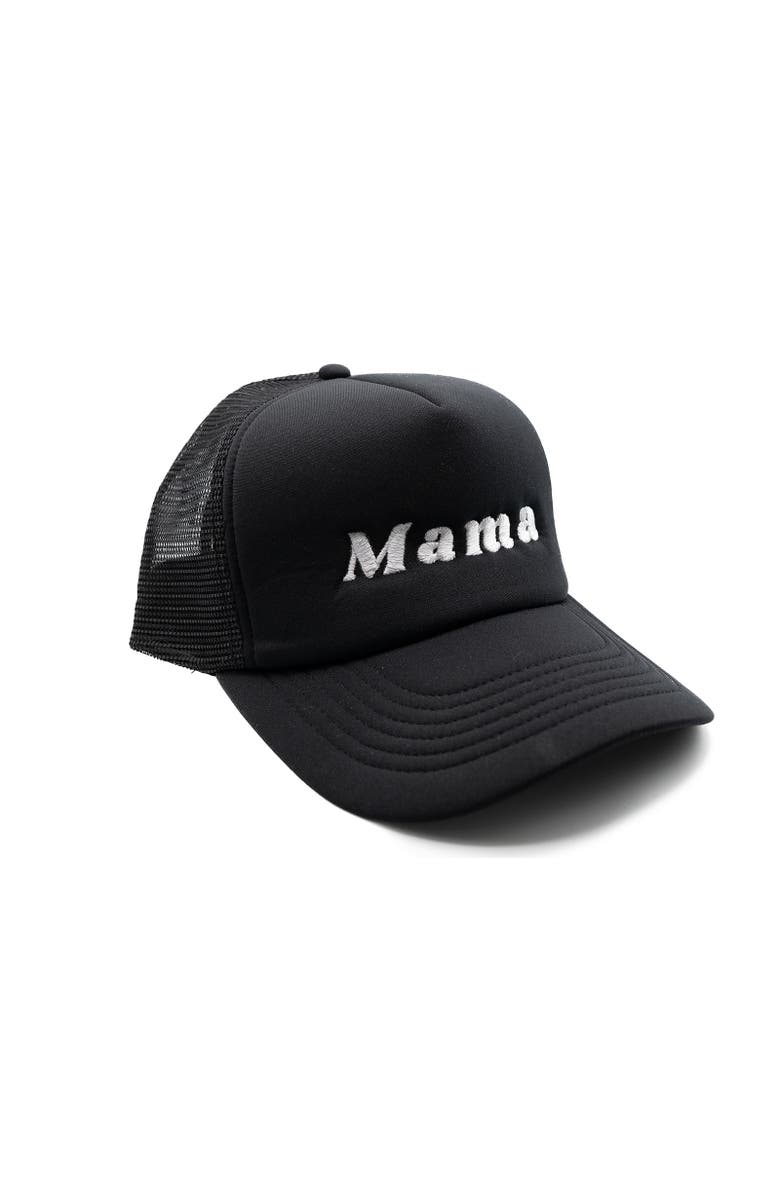 Rey To Z Mama Foam Trucker Hat, Alternate, color, Black