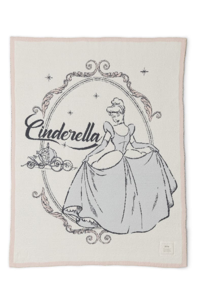 Barefoot Dreams<sup>®</sup> X Disney CozyChic<sup>®</sup> Cinderella Throw Blanket, Alternate, color, Pearl Multi