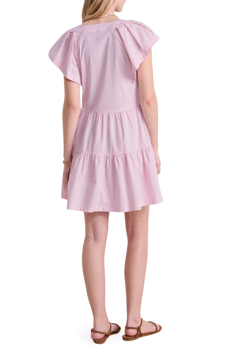 vineyard vines Harbor Tiered Ruffle Dress, Alternate, color, Vineyard Ss Pb/Wc