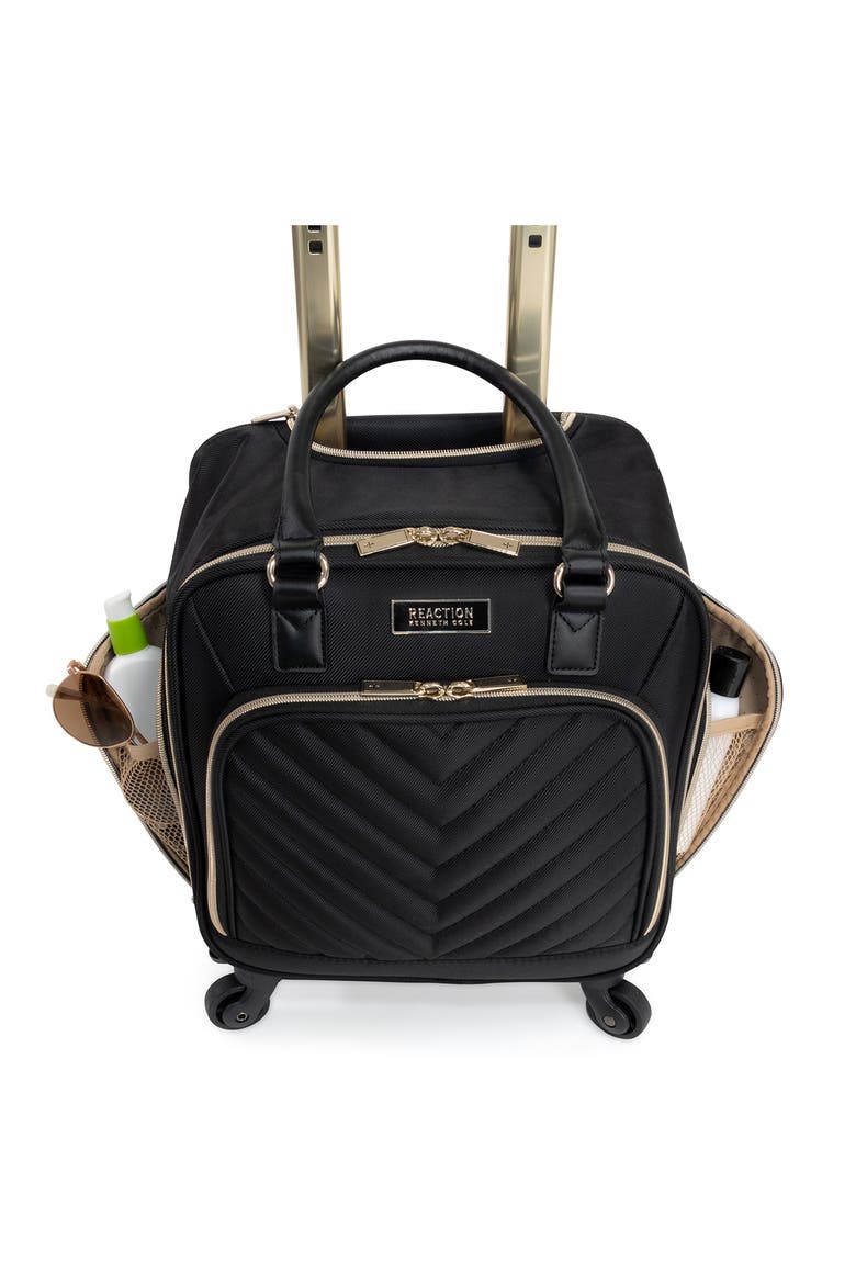 Chelsea Underseat Roller Luggage, Alternate, color, BLACK