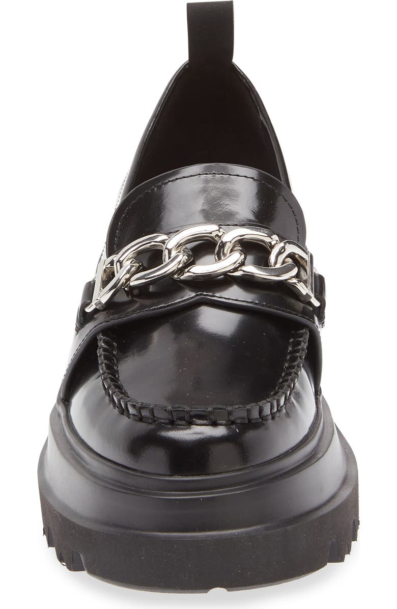 G.H.BASS Chain Lug Sole Platform Loafer, Alternate, color,