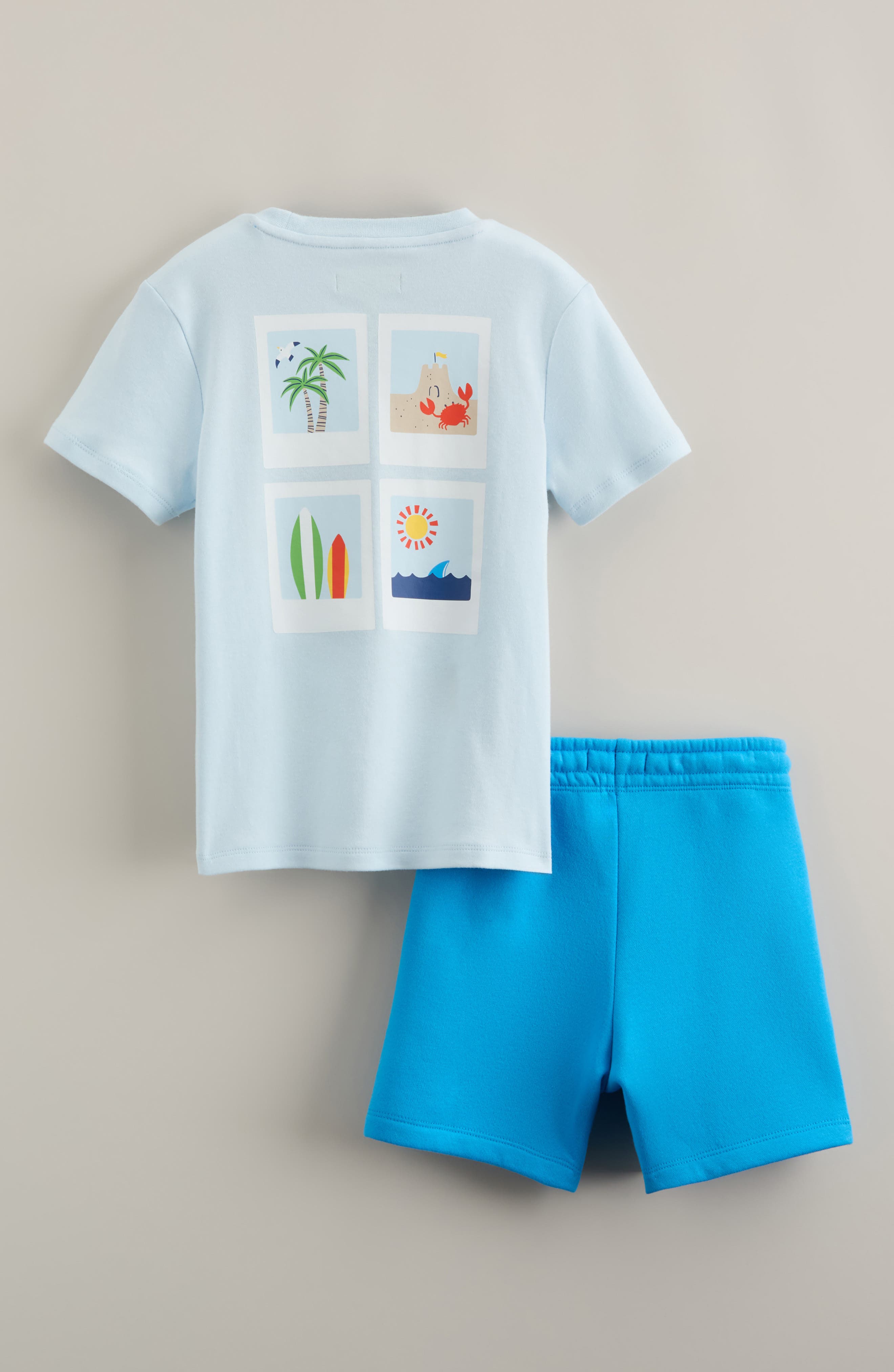 Детские Tucker + Tate Kids' Graphic T-Shirt & Shorts Set — фото 2