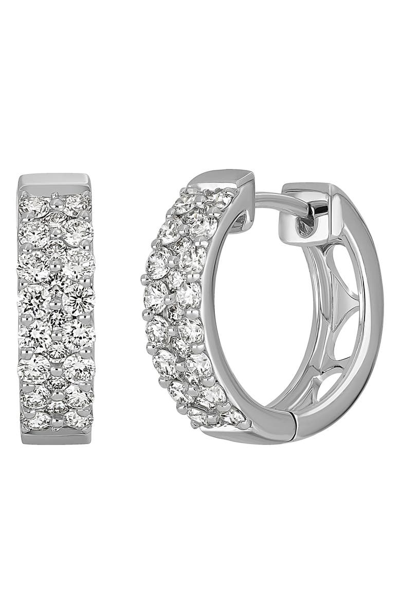 Bony Levy Audrey Diamond Hoop Earrings, Main, color,