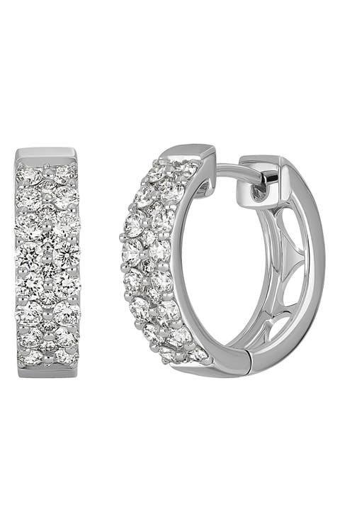 Audrey Diamond Hoop Earrings (Nordstrom Exclusive)
