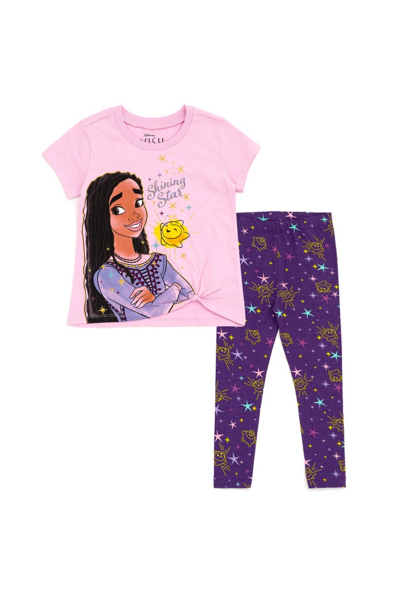 Wish T-Shirt & Leggings Set, Main, color, Purple