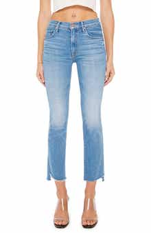 The Insider High Waist Step Frayed Hem Crop Jeans