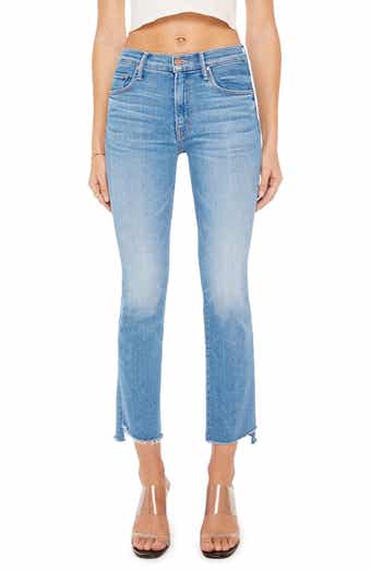 The Insider High Waist Step Frayed Hem Crop Jeans