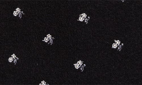 Rier Walker Floral Embroidered Wool Jacket In Black