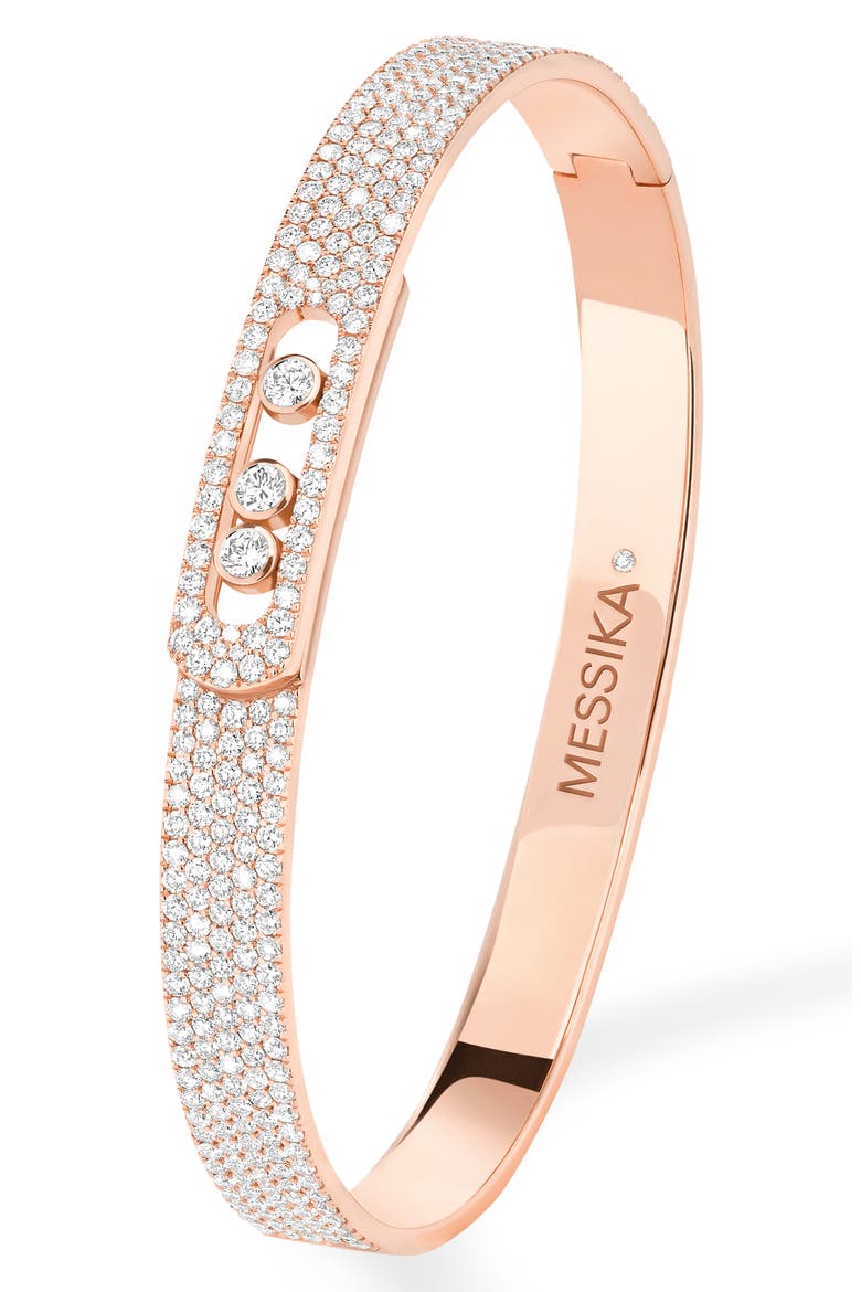 Move Noa Pavé Diamond Bracelet, Main, color, PINK GOLD